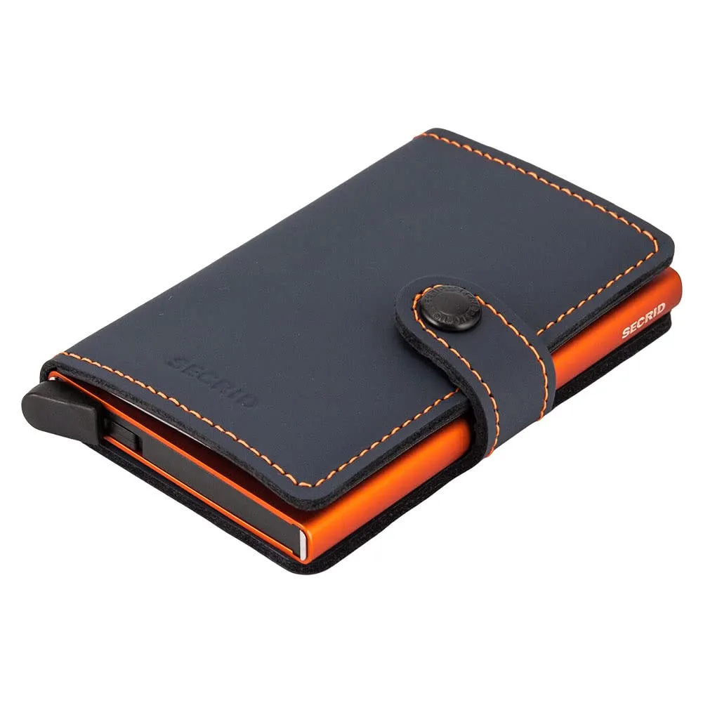 Secrid Mini Wallet, Blu Notte e Arancione - immagine 5