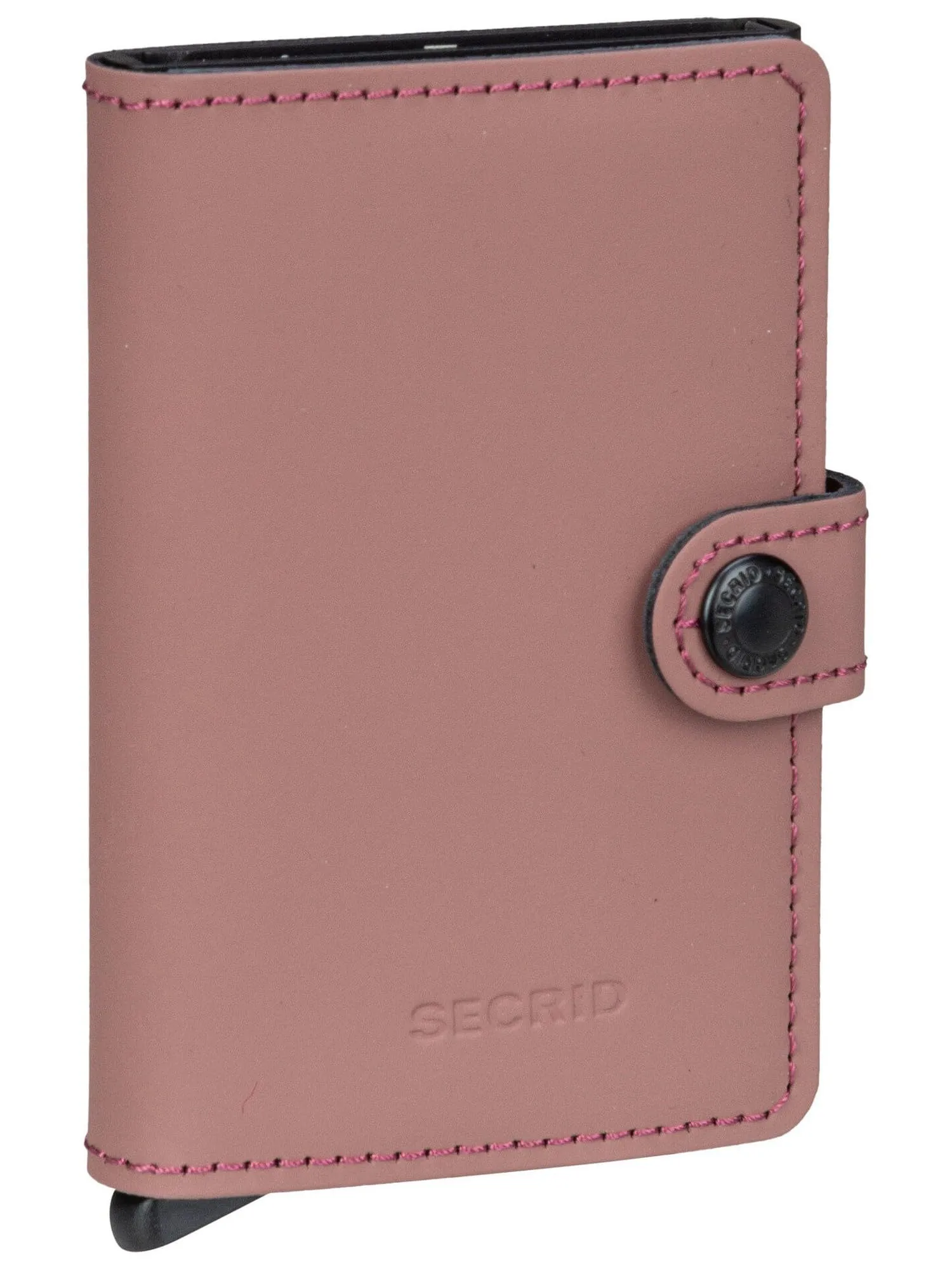 Secrid Miniwallet Matte in Pelle Rosa - immagine 1