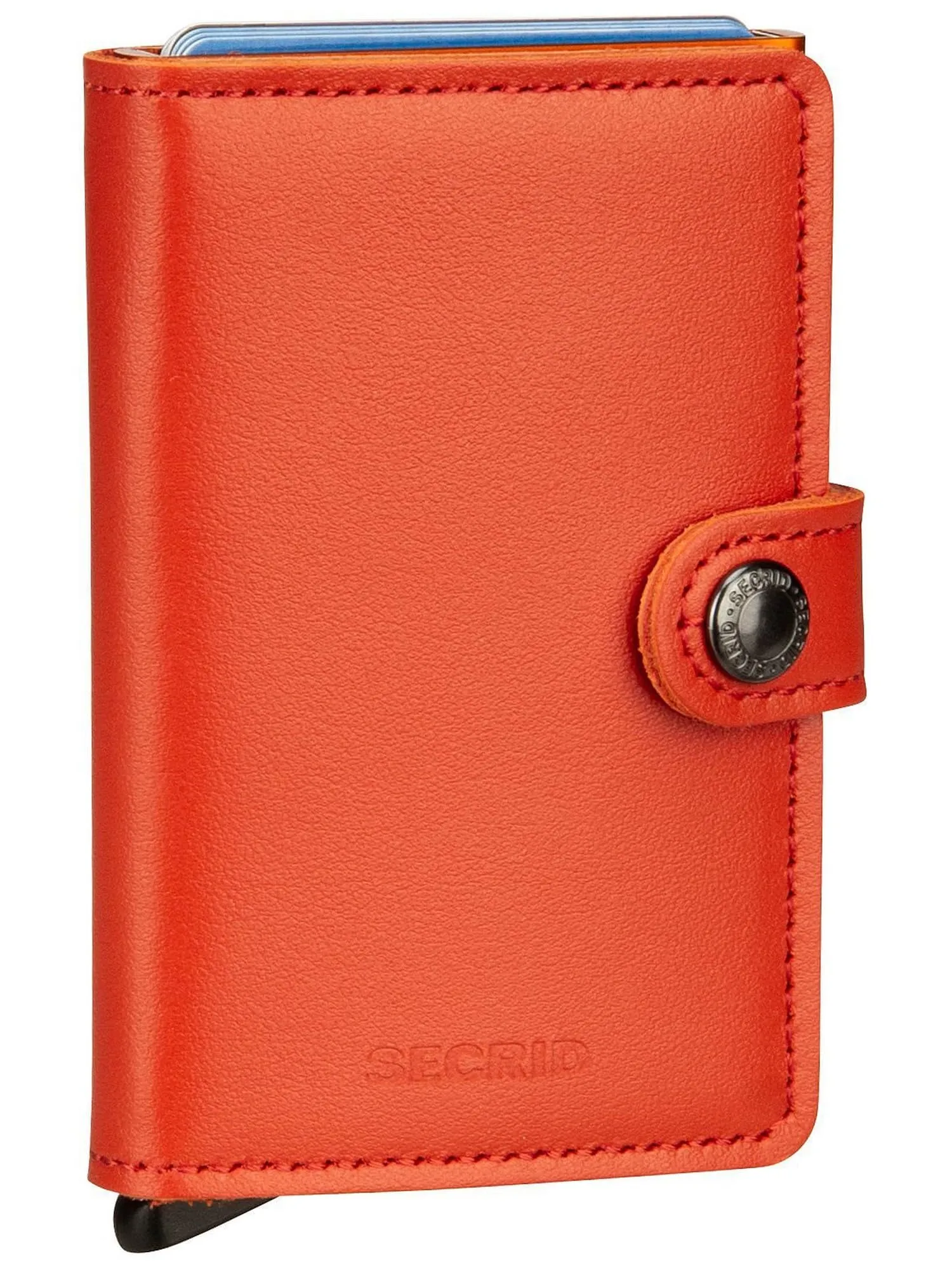 Secrid Portafoglio in pelle lucida, Arancione - immagine 1