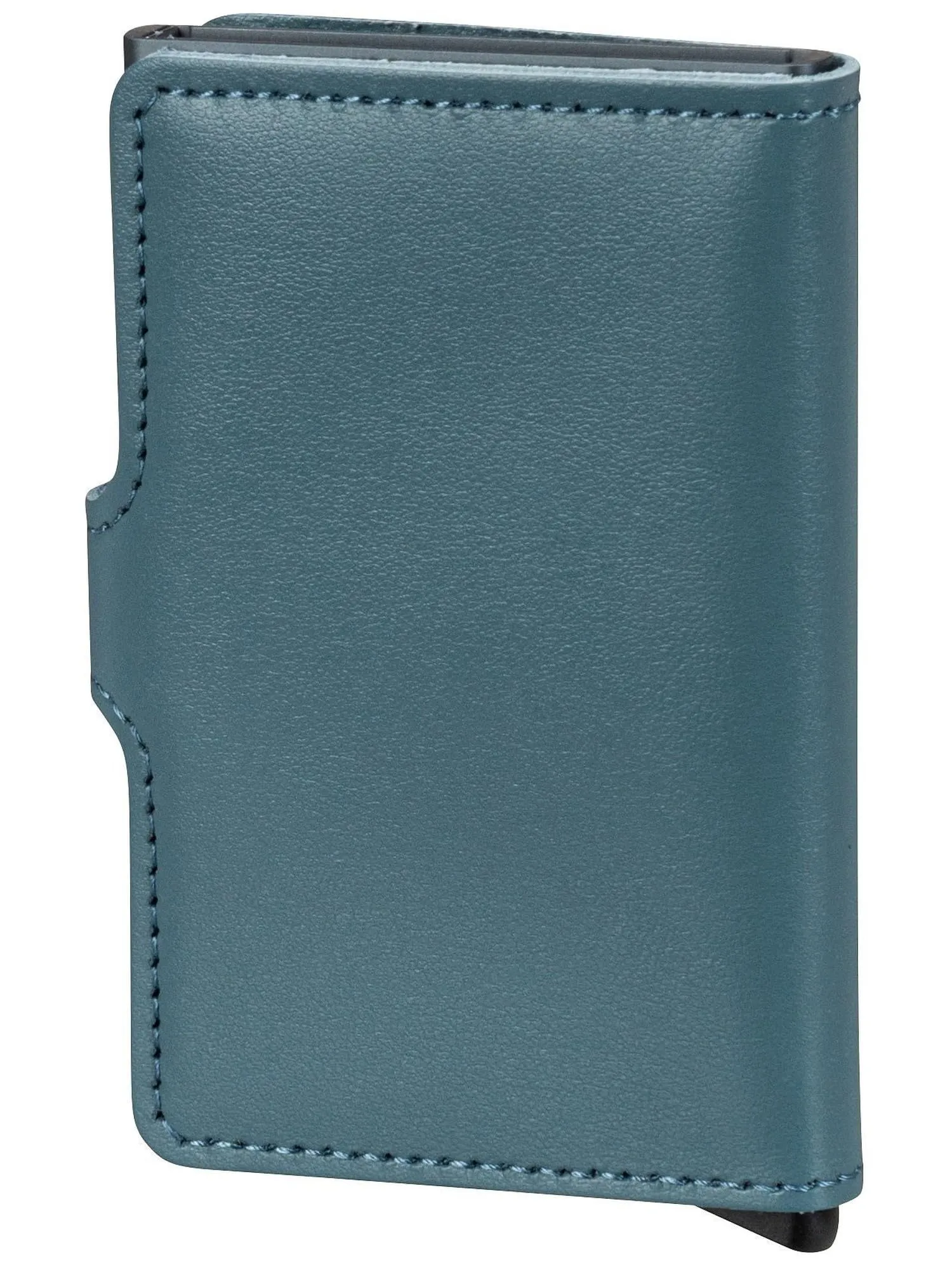 Secrid Portafoglio in pelle lucida, Blu Ice Blue - immagine 2