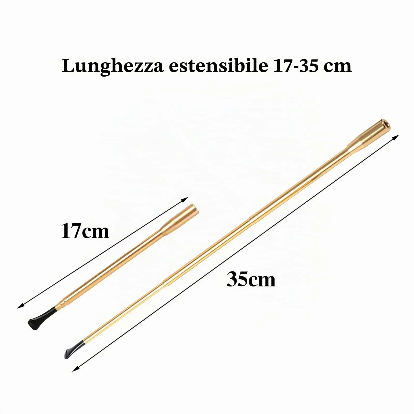 XFYKSTT Bocchino per Sigaretta Allungabile Stile Vintage, 3 Pezzi (Nero, Oro, Argento) - immagine 2