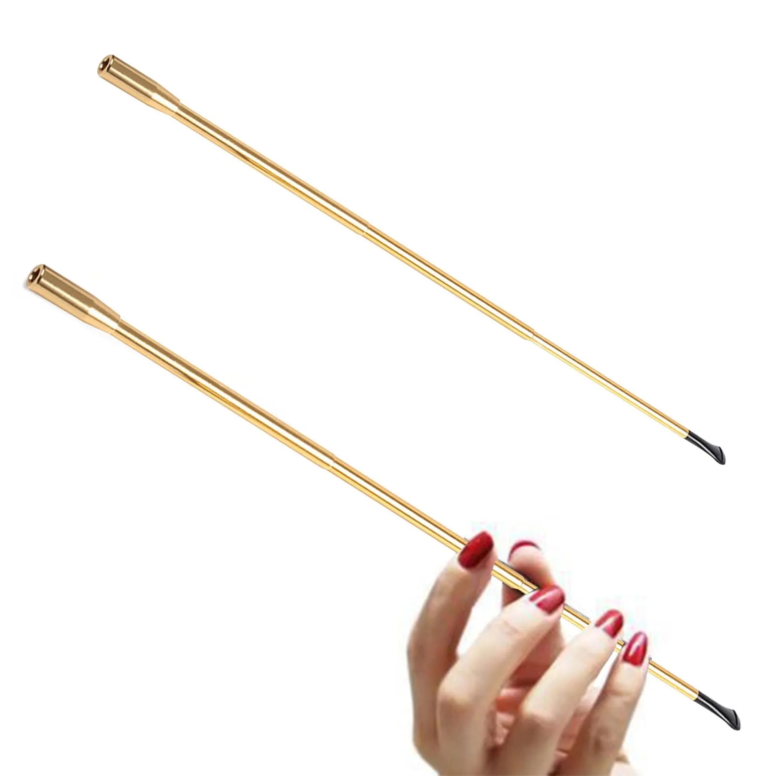 XFYKSTT Bocchino per Sigaretta Allungabile Stile Vintage, 3 Pezzi (Nero, Oro, Argento) - immagine 5