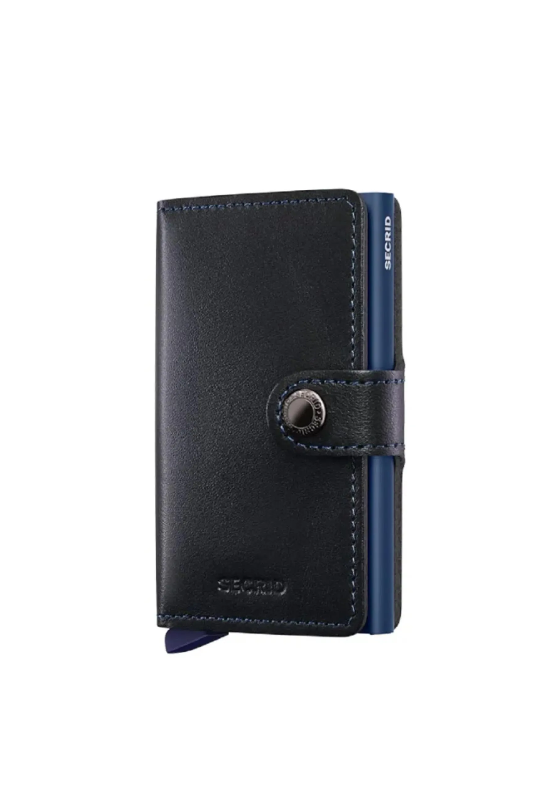 Secrid MiniWallet in Pelle Black-Navy - immagine 1