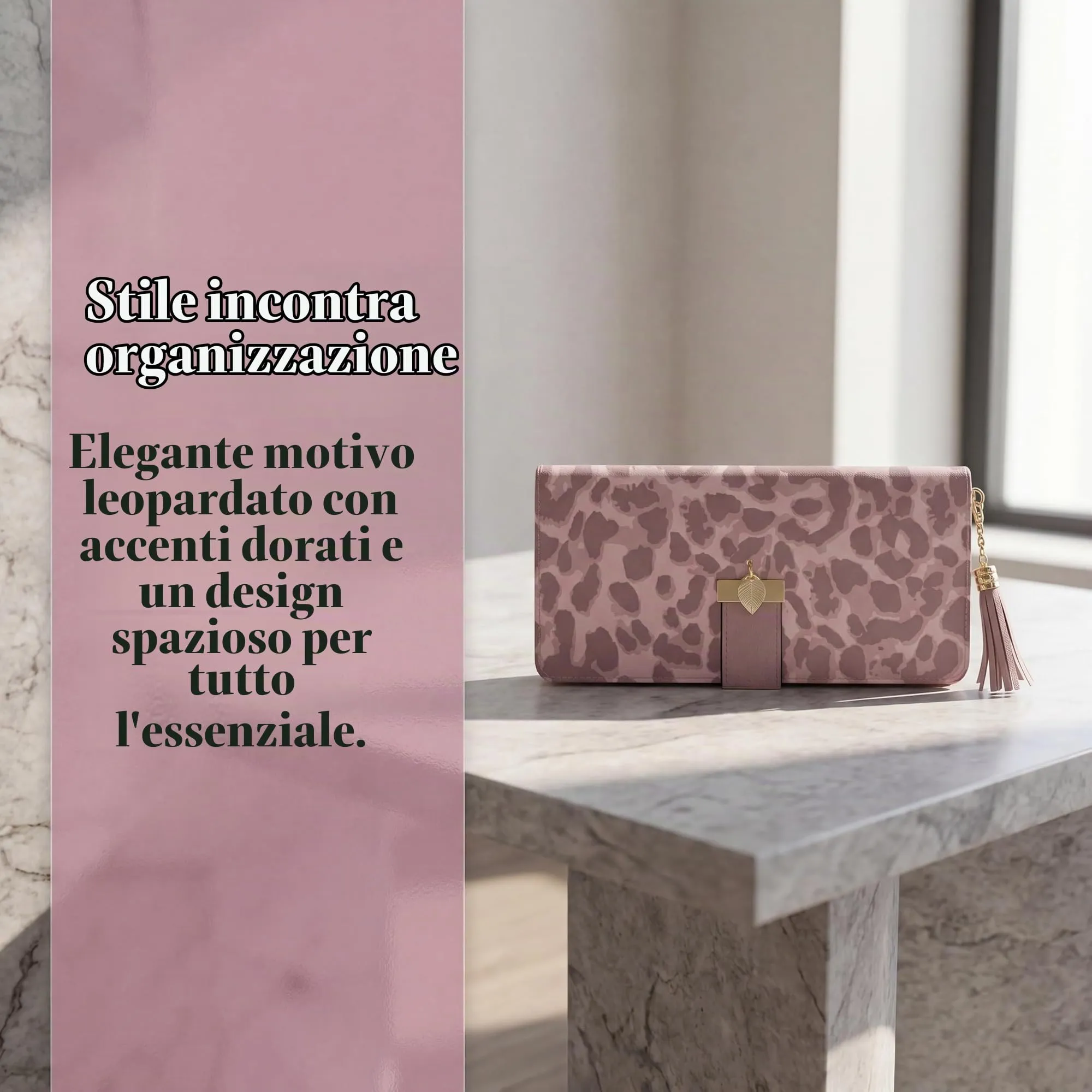 Pomelo Best Portafoglio Donna Lungo con Cerniera e Portamonete - immagine 4