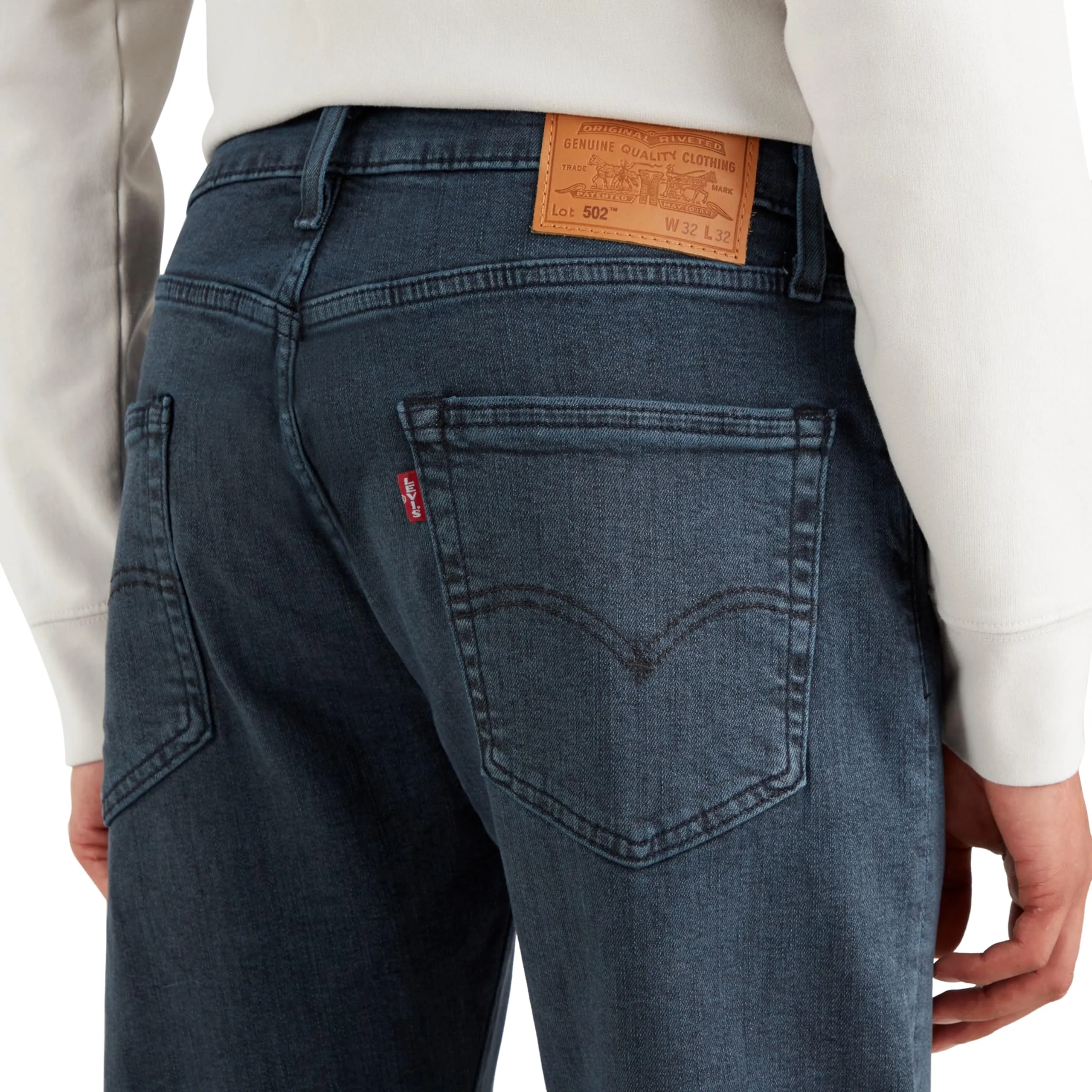 Levi's 502 Taper Jeans Uomo, Richmond Blue Black Od Adv, 29W / 32L - immagine 5