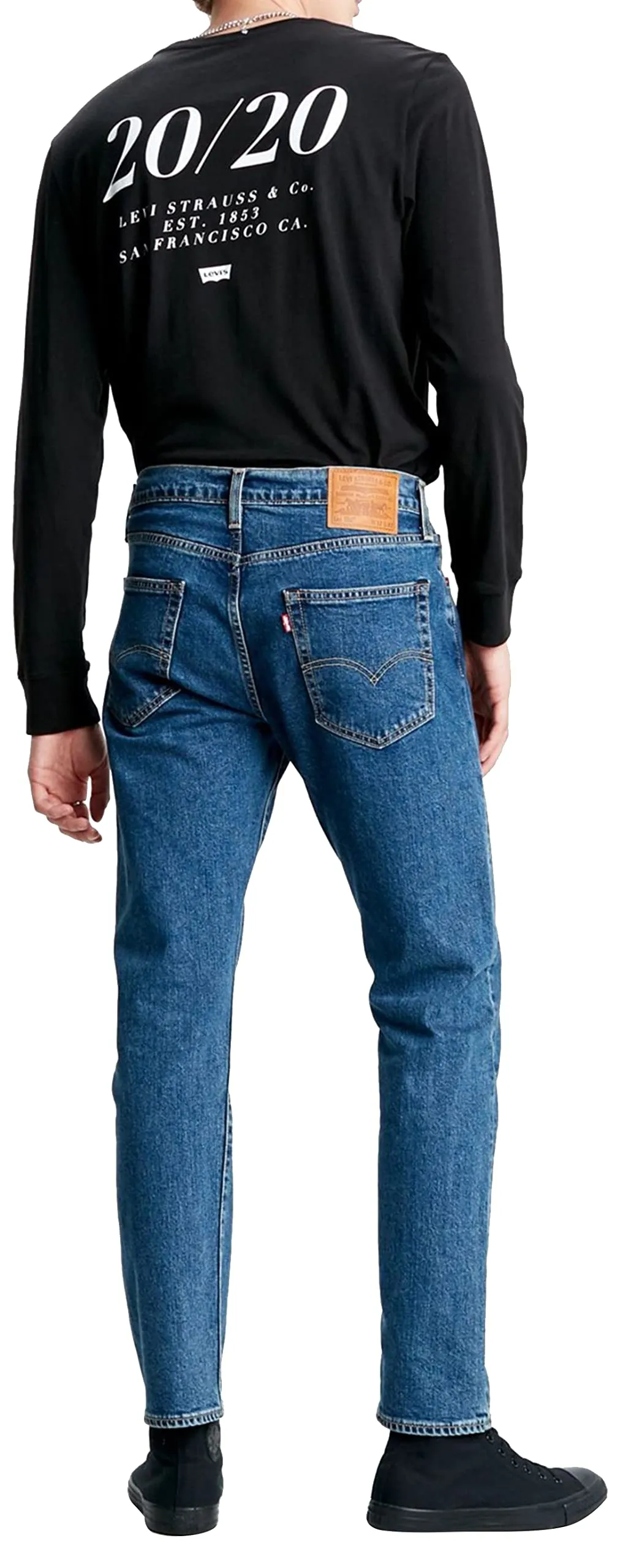 Levi's 502 Taper Jeans Uomo, Stonewash Stretch, 30W / 34L - immagine 2
