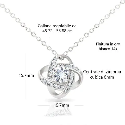 NONNA PROFESSIONISTA Collana Donna Alla mia Futura Moglie in Argento con Cofanetto e Dedica - immagine 6
