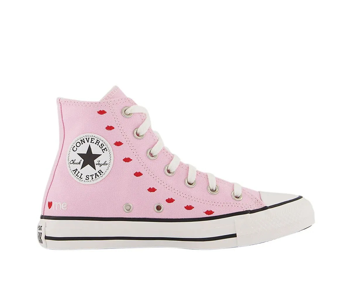 Converse Chuck Taylor All Star High Top Junior Trainers - Fiore di ciliegio Bianco, 39 EU - immagine 2
