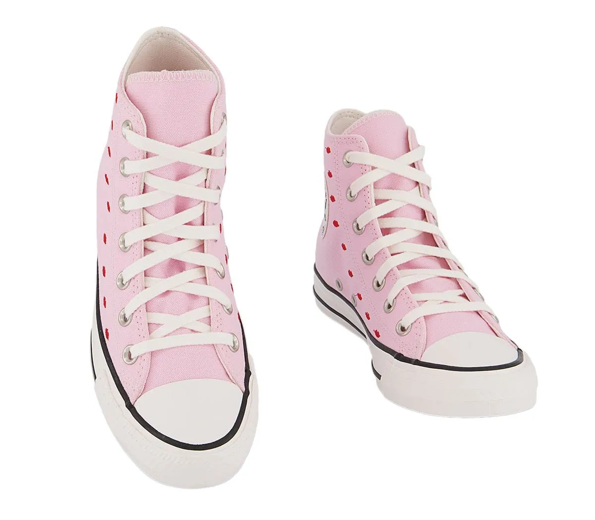 Converse Chuck Taylor All Star High Top Junior Trainers - Fiore di ciliegio Bianco, 39 EU - immagine 3