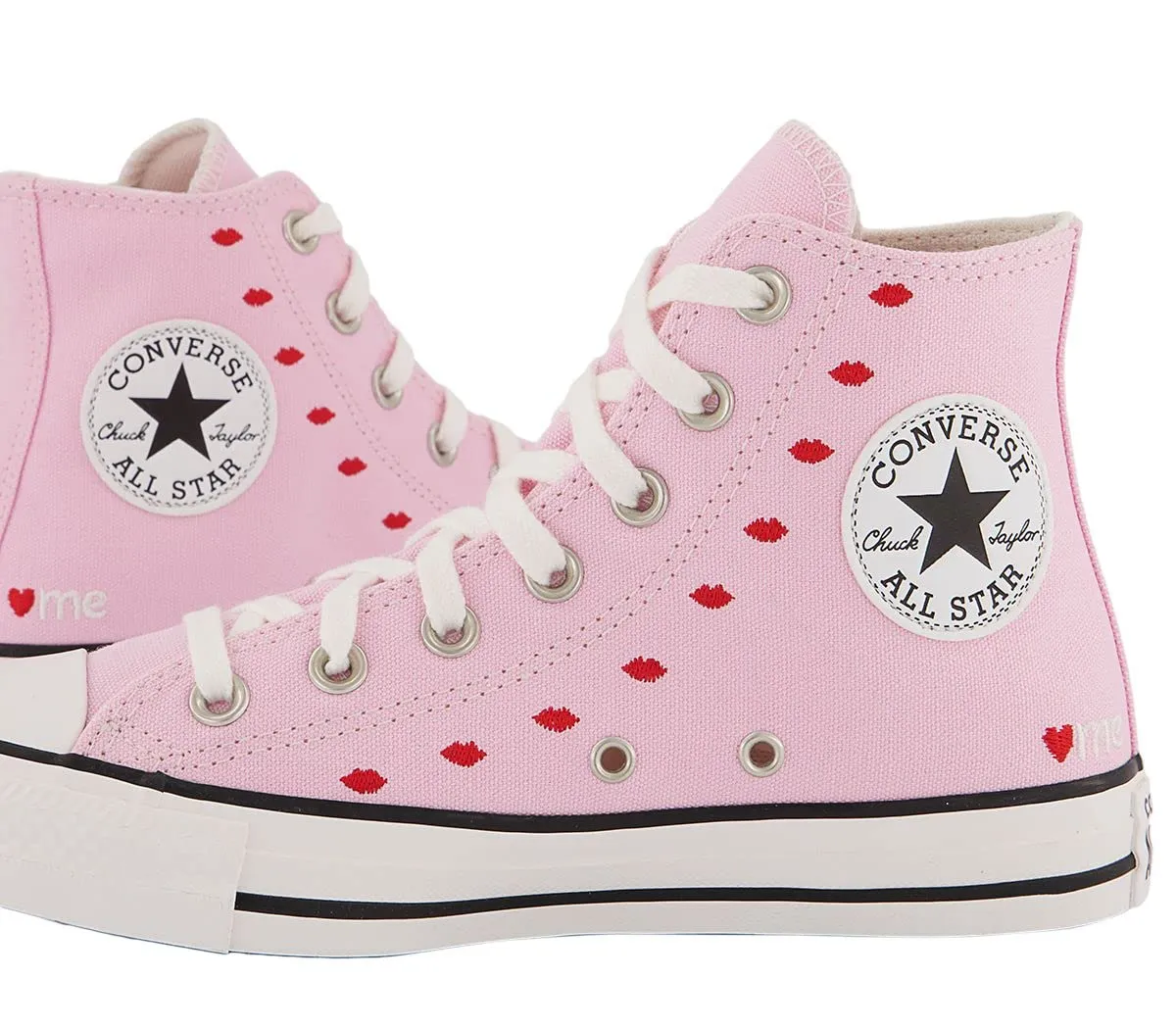 Converse Chuck Taylor All Star High Top Junior Trainers - Fiore di ciliegio Bianco, 39 EU - immagine 4