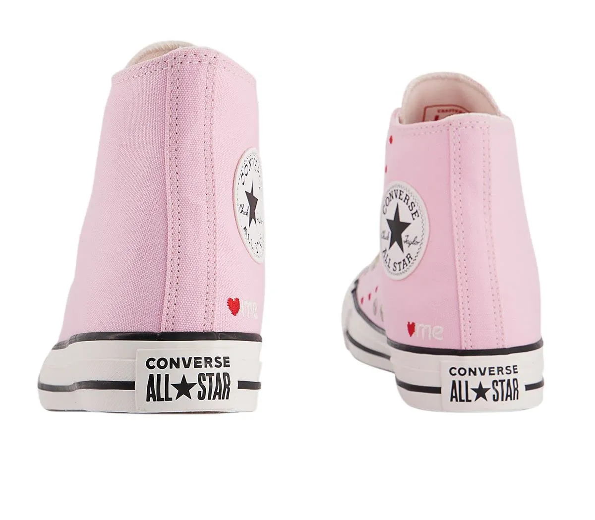 Converse Chuck Taylor All Star High Top Junior Trainers - Fiore di ciliegio Bianco, 39 EU - immagine 6