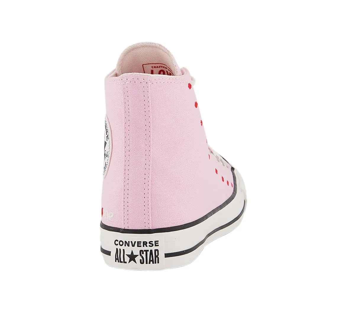 Converse Chuck Taylor All Star High Top Junior Trainers - Fiore di ciliegio Bianco, 39 EU - immagine 9