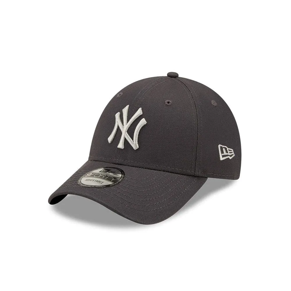 New Era York Yankees MLB League Essential 9FORTY Adjustable Cap - Graphite - immagine 1