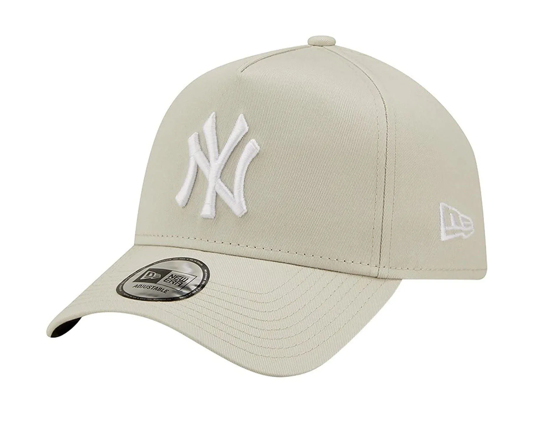 New Era York Yankees MLB 9Forty E-Frame Snapback Cap - Stone, One Size - immagine 1