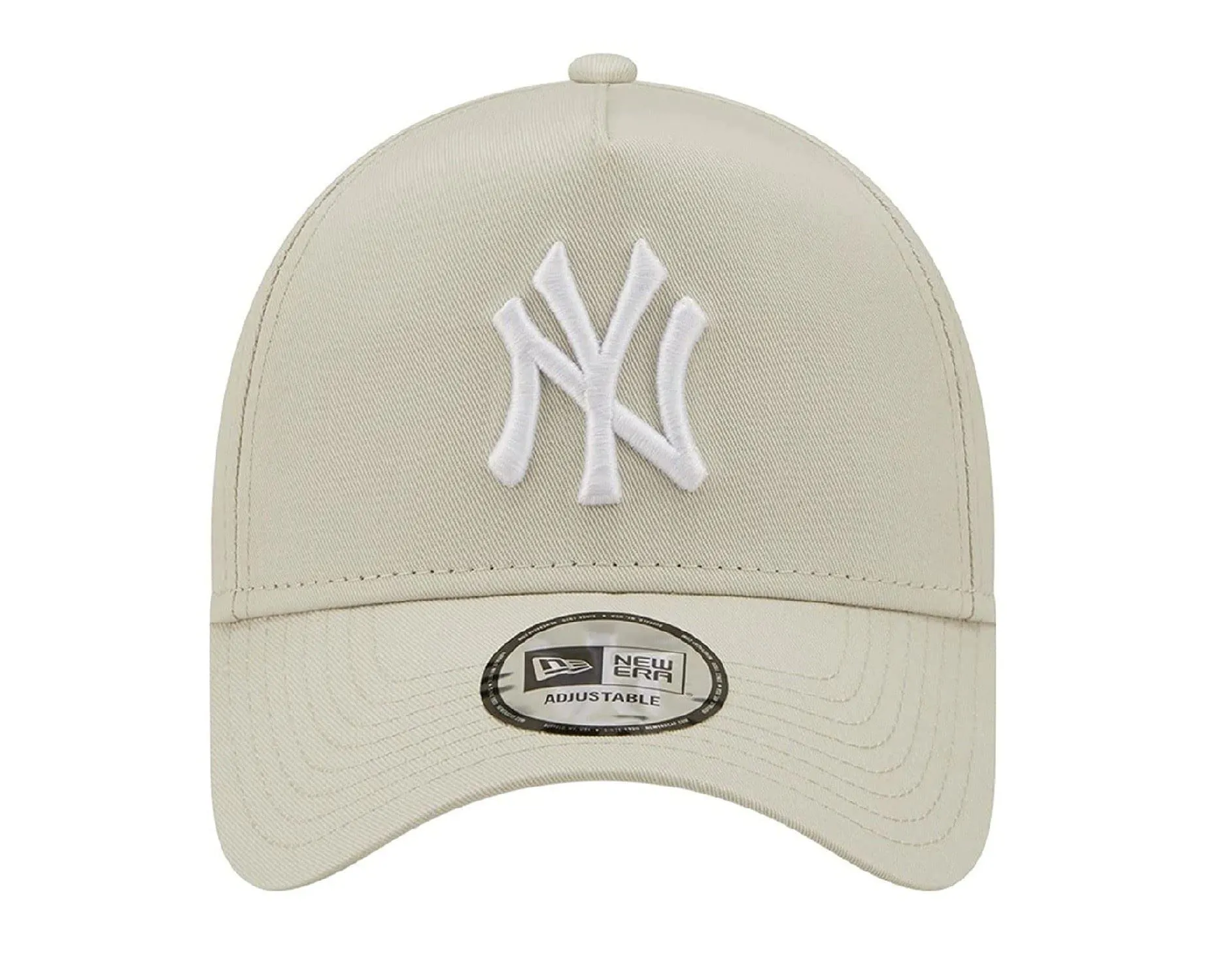 New Era York Yankees MLB 9Forty E-Frame Snapback Cap - Stone, One Size - immagine 2