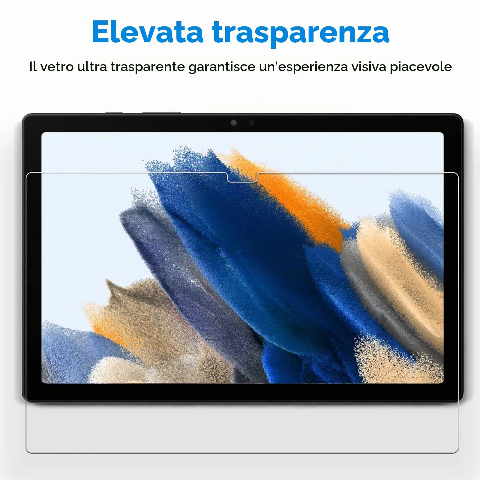 JETech Pellicola Protettiva in Vetro Temperato per Samsung Galaxy Tab A8 10,5" (2021), 2 Pezzi - immagine 4