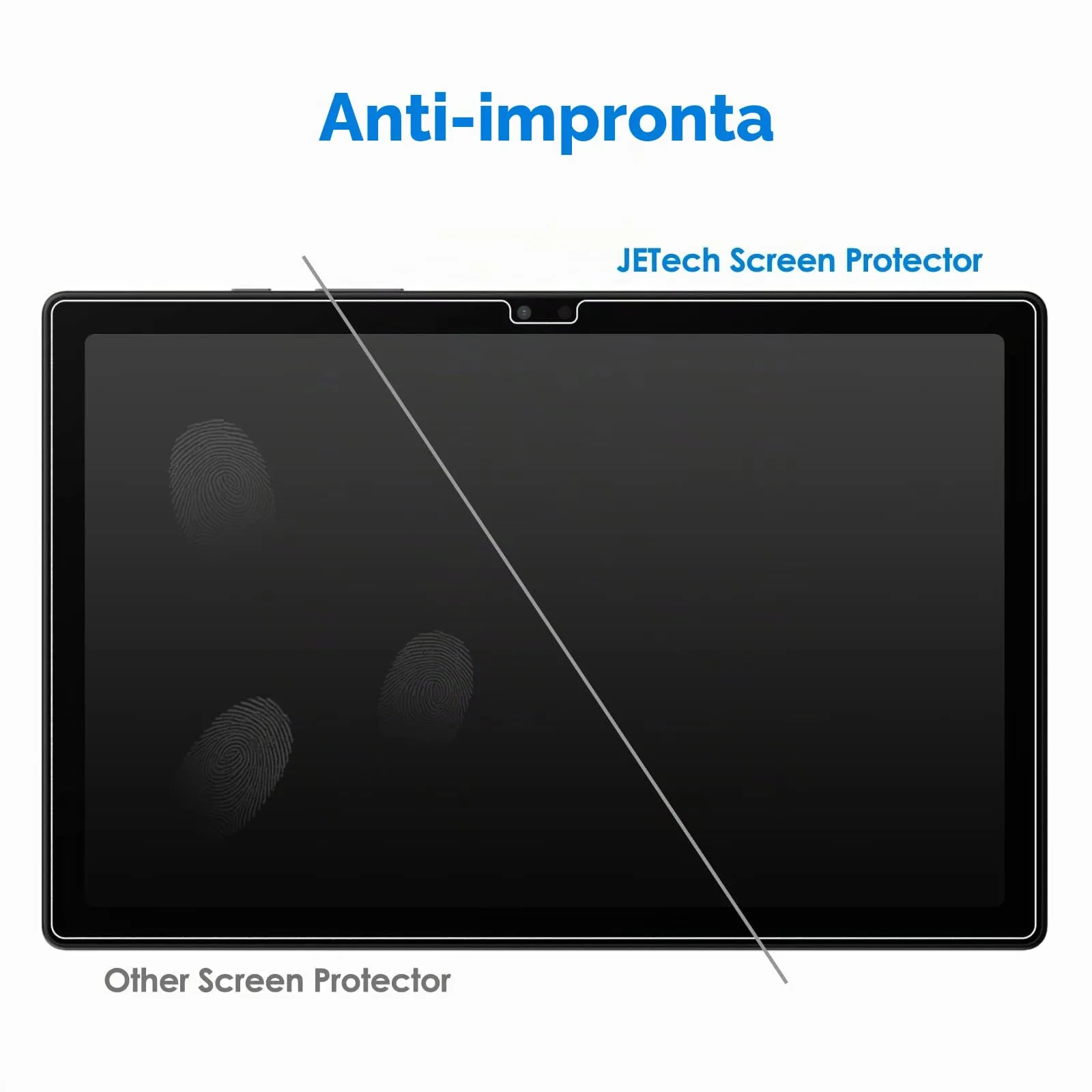 JETech Pellicola Protettiva in Vetro Temperato per Samsung Galaxy Tab A8 10,5" (2021), 2 Pezzi - immagine 6