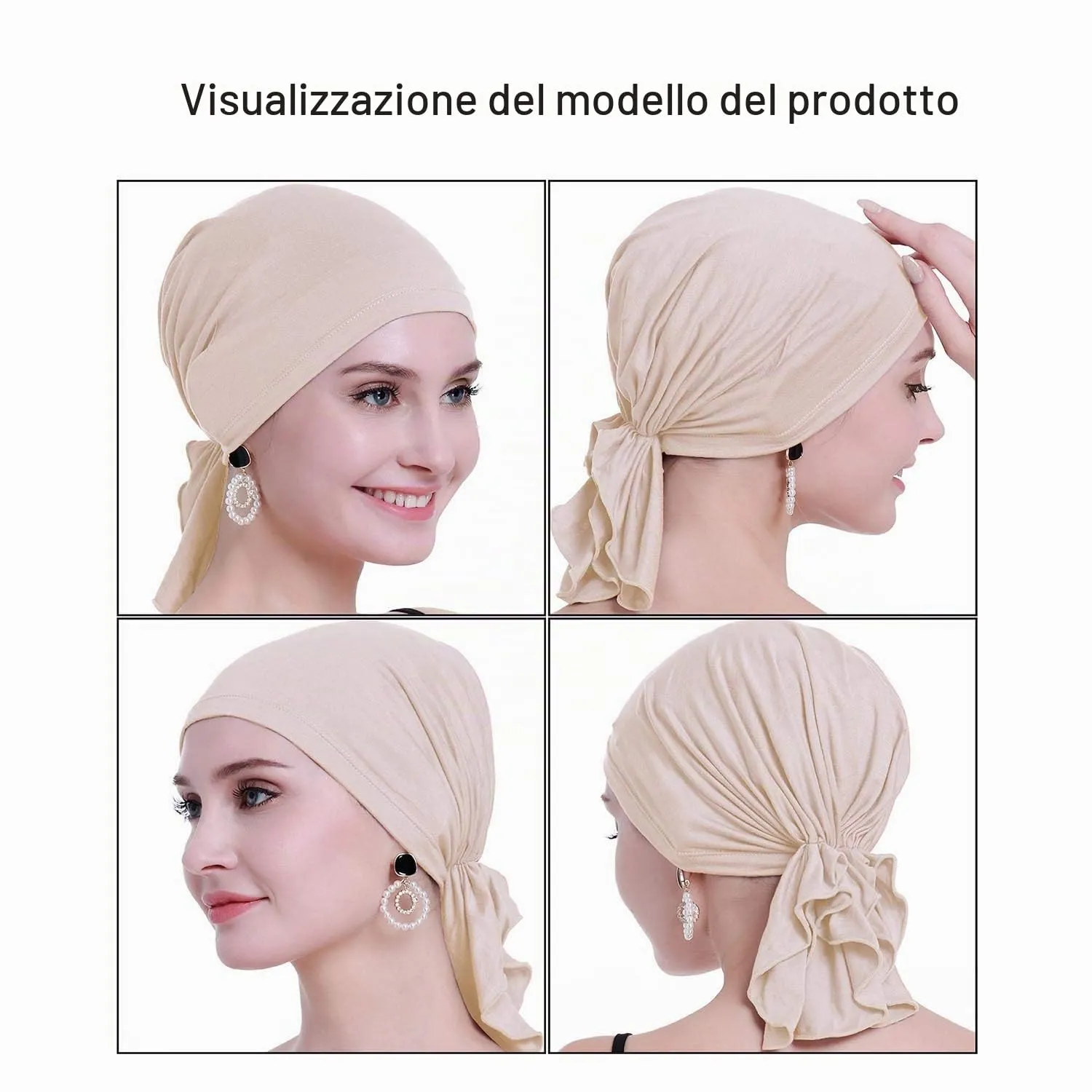 osvyo Foulard in Bambù per Donne, Taglia Unica - immagine 2