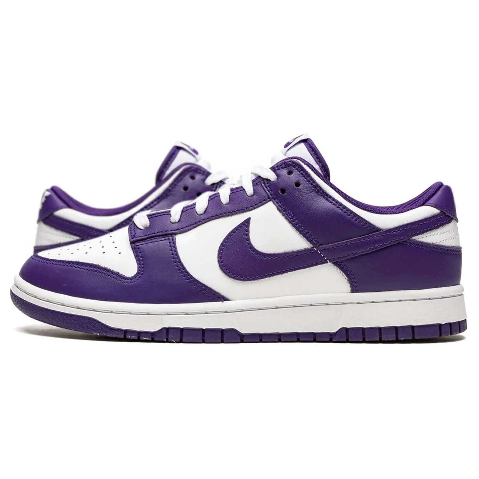 Nike DD1391-104 Scarpe da basket da uomo Bianco Viola Corte 40 EU - immagine 2