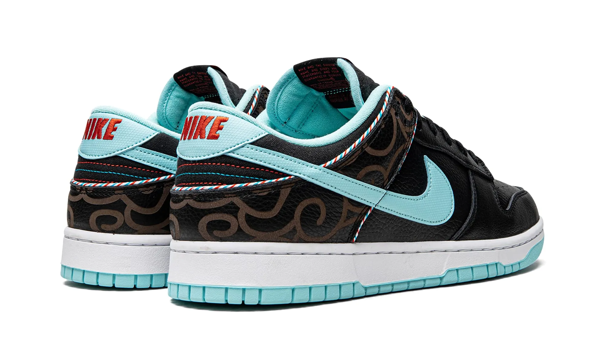 Nike W Dunk Low Scarpe da Basket da Donna, Bianco Bordeaux Chiaro Bianco, 44 EU - immagine 3
