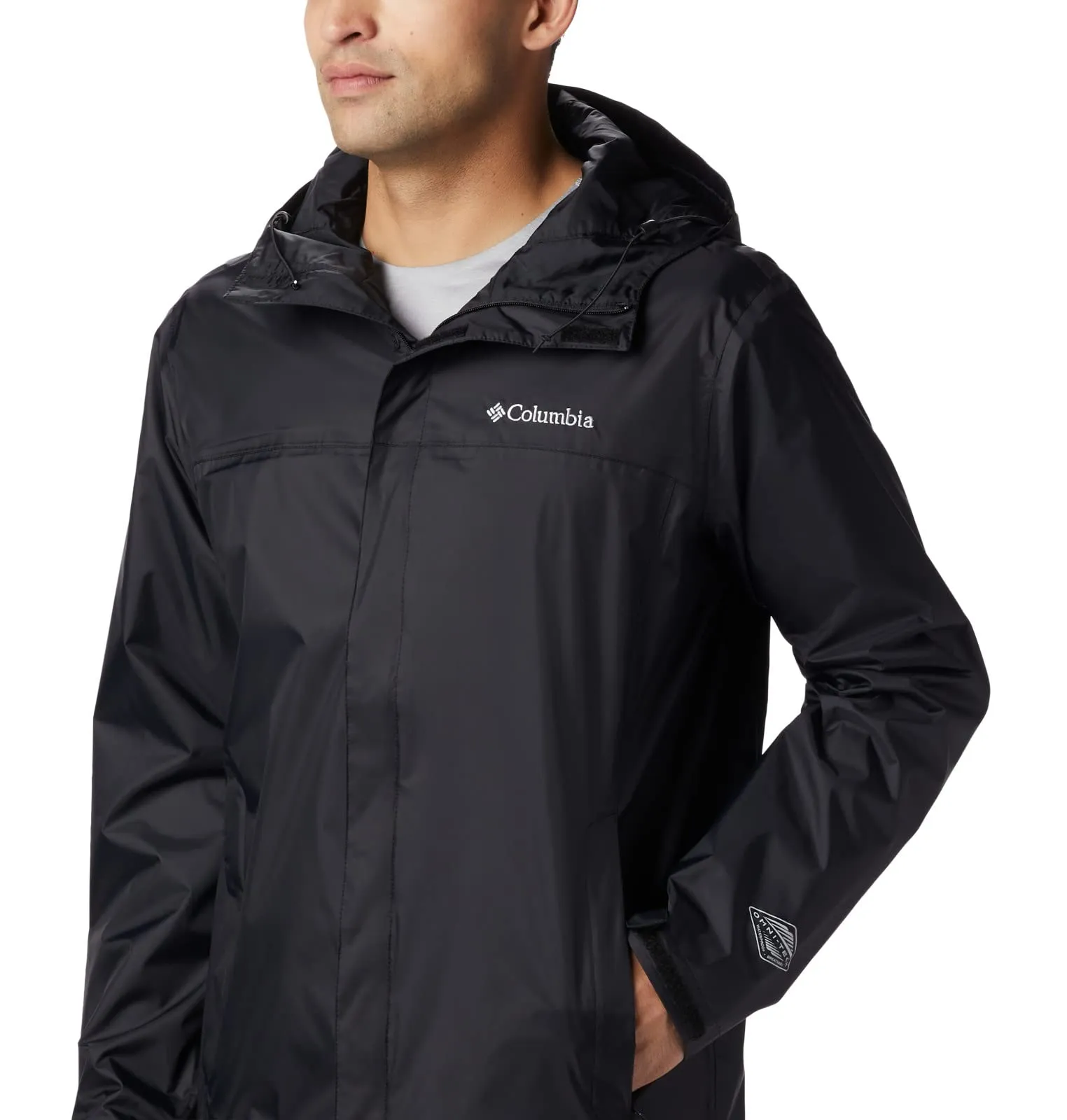 Columbia Watertight II Jacket Uomo, Nero, XL - immagine 4
