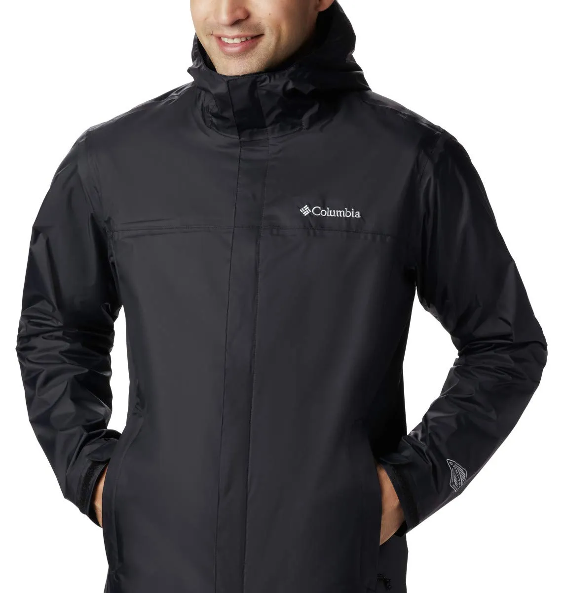 Columbia Watertight II Jacket Uomo, Nero, XL - immagine 5