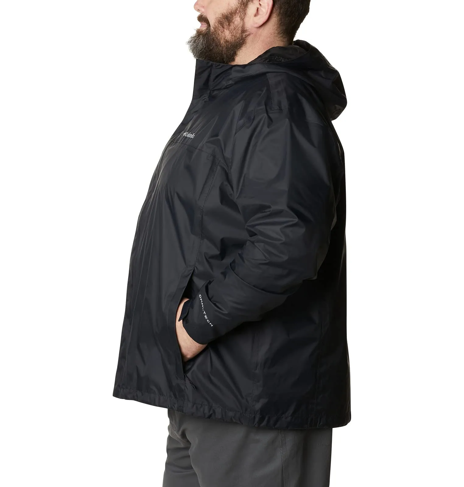 Columbia Watertight II Jacket Uomo, Nero, XL - immagine 9