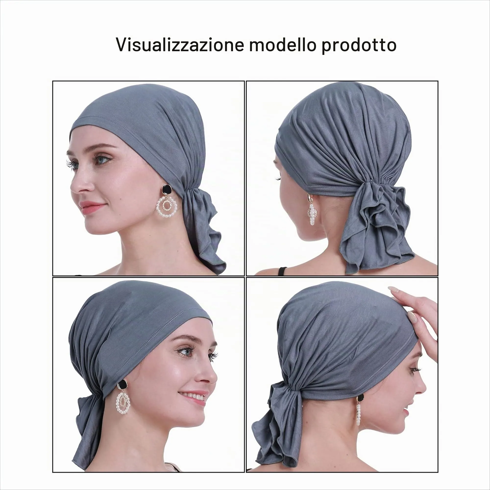 osvyo Foulard in Bambù per Donne, Taglia Unica - immagine 2