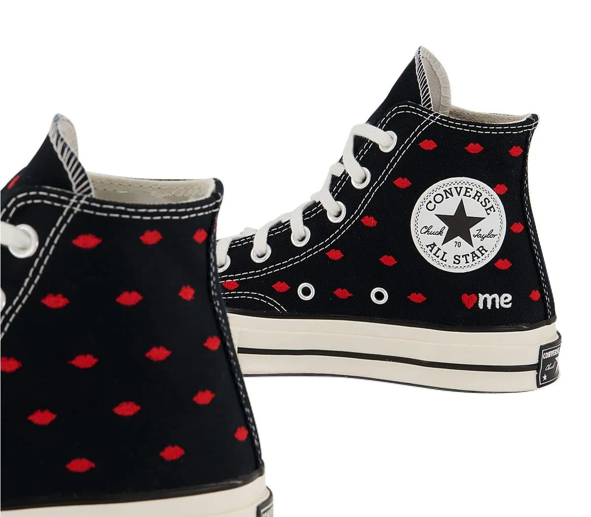 Converse Chuck 70 High Top Mens Fire Pit/Garcea/Nero, Black University Red Egret, 38 EU - immagine 5