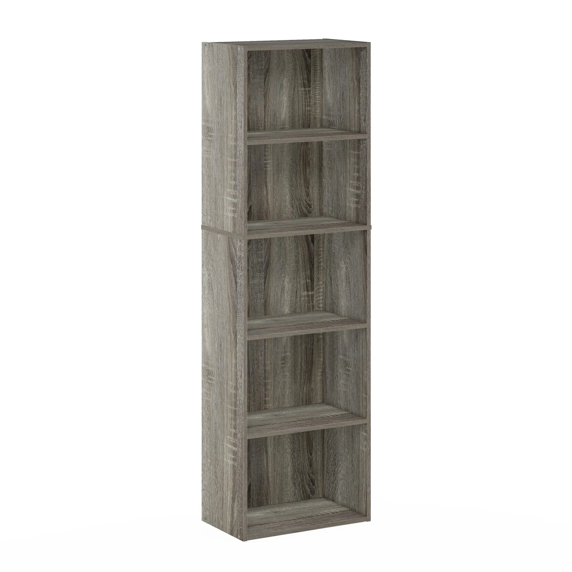 Furinno 11055GYW Luder Libreria Portaoggetti a 5 Piani, Rovere Francese - immagine 6