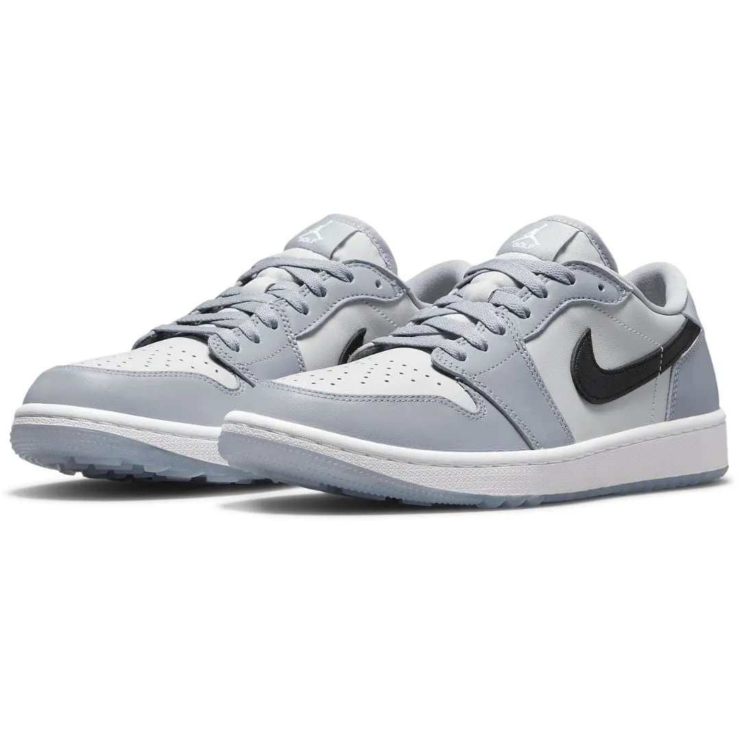 Nike Air Jordan 1 Low Golf Shoes Men's Wolf Grey Black Photon Dust DD9315-002 - immagine 3