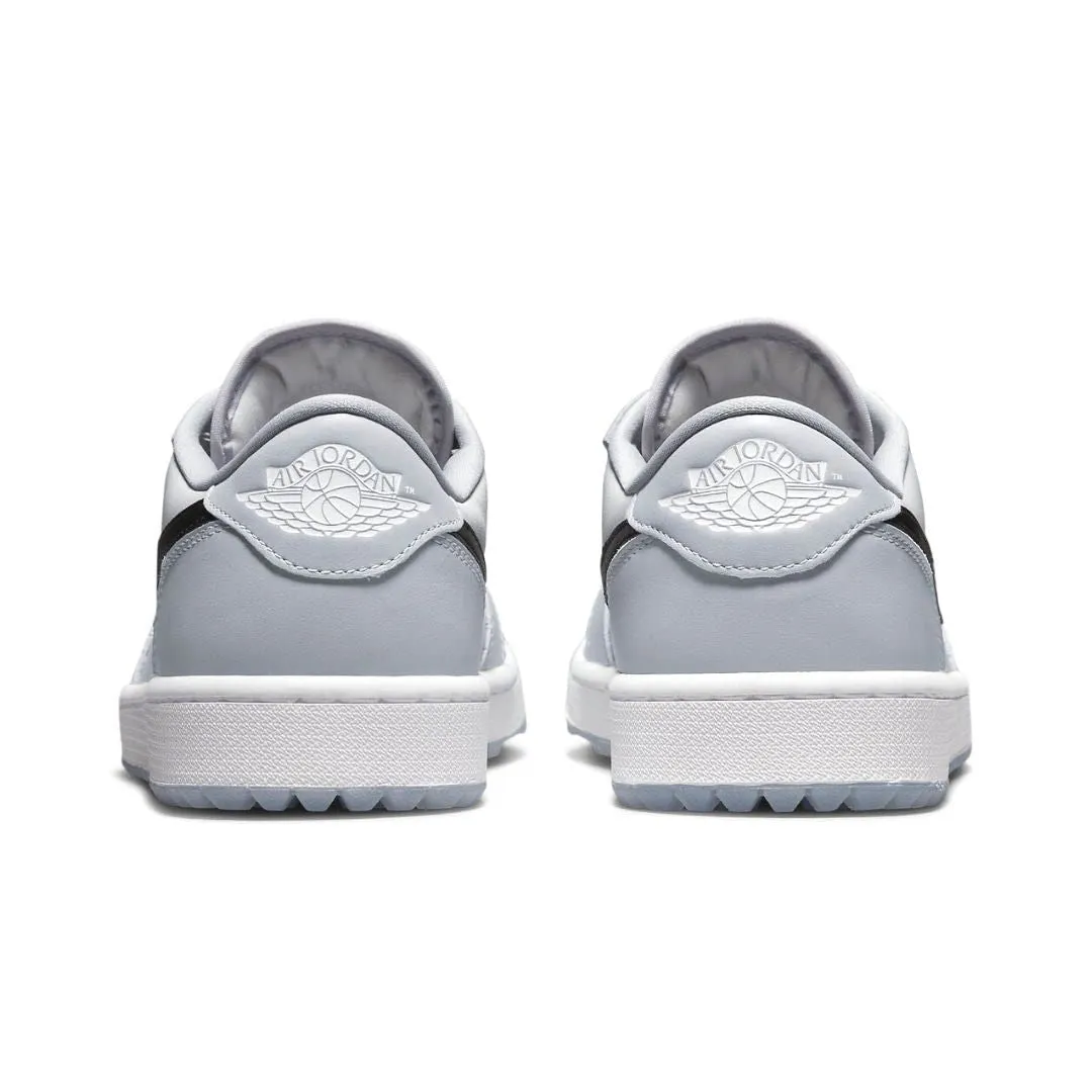 Nike Air Jordan 1 Low Golf Shoes Men's Wolf Grey Black Photon Dust DD9315-002 - immagine 6