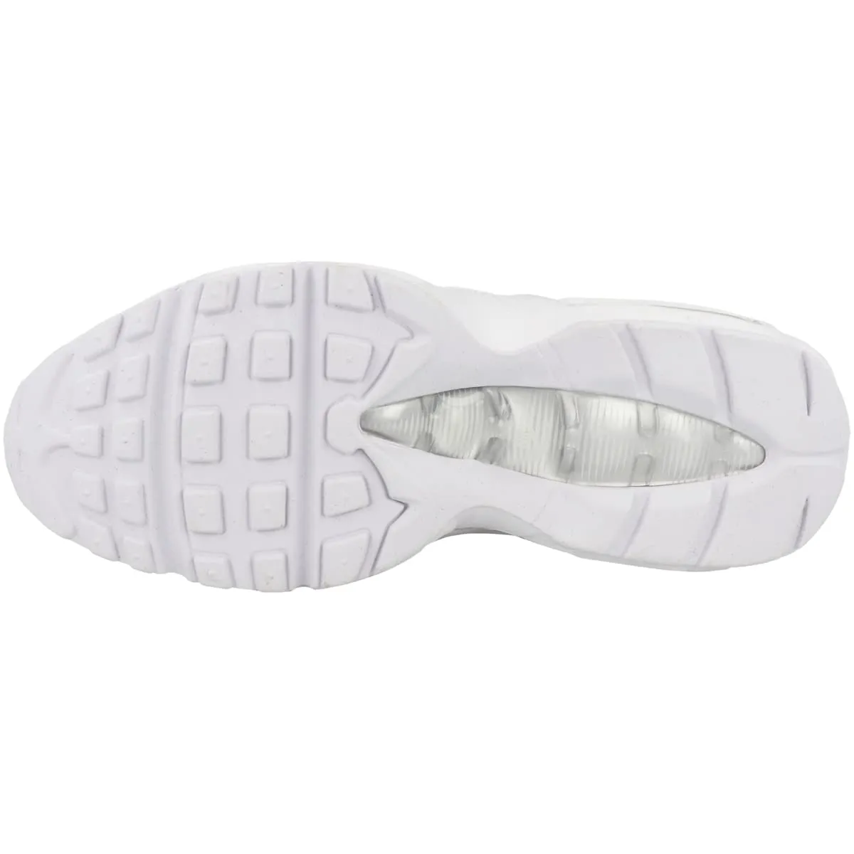 Nike Air Max 95 Bianco Bianco Metallizzato Argento, 36 EU - immagine 5