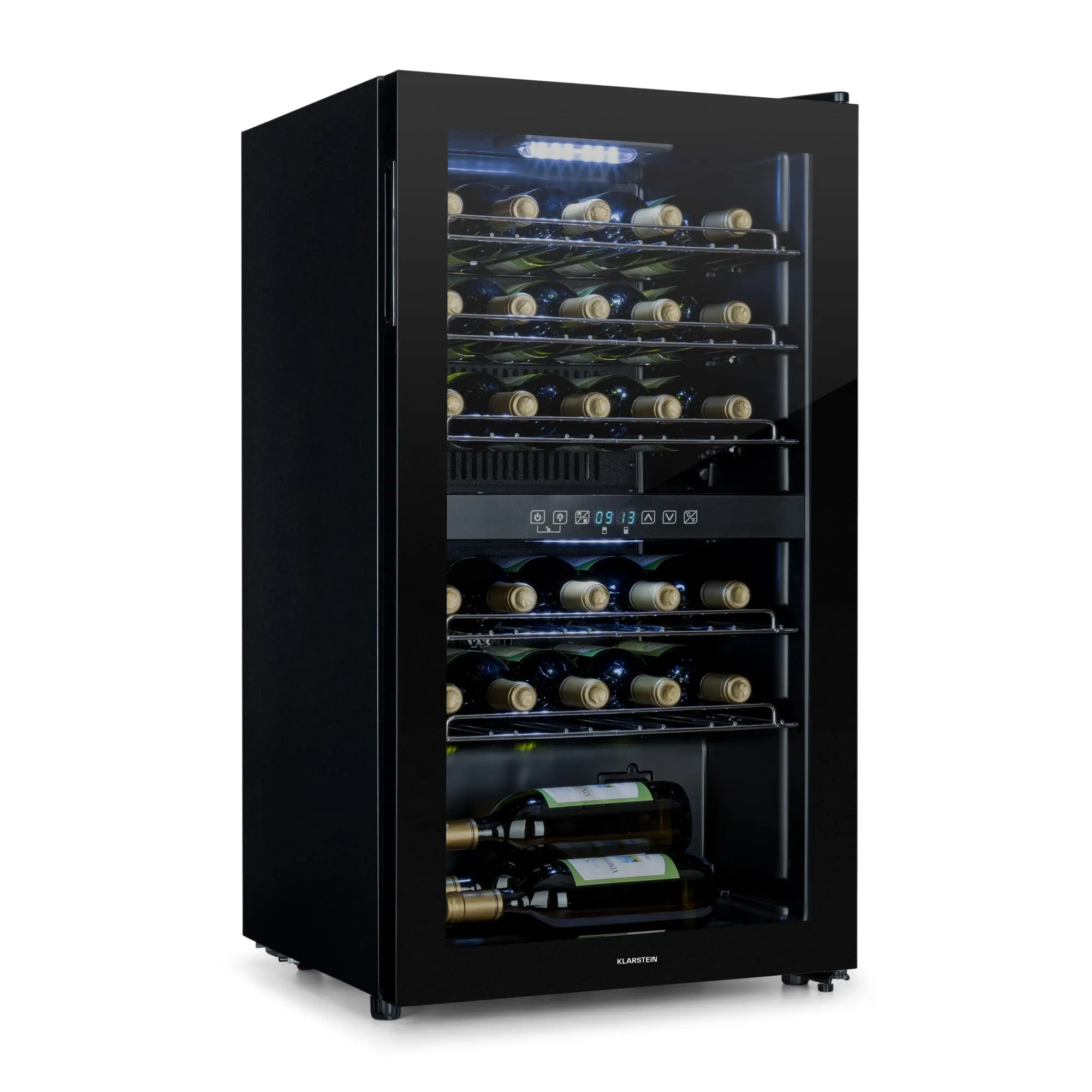 Klarstein Shiraz Cantinetta Vino Nero - 29 Bottiglie, 80 L, Doppia Temperatura - immagine 1