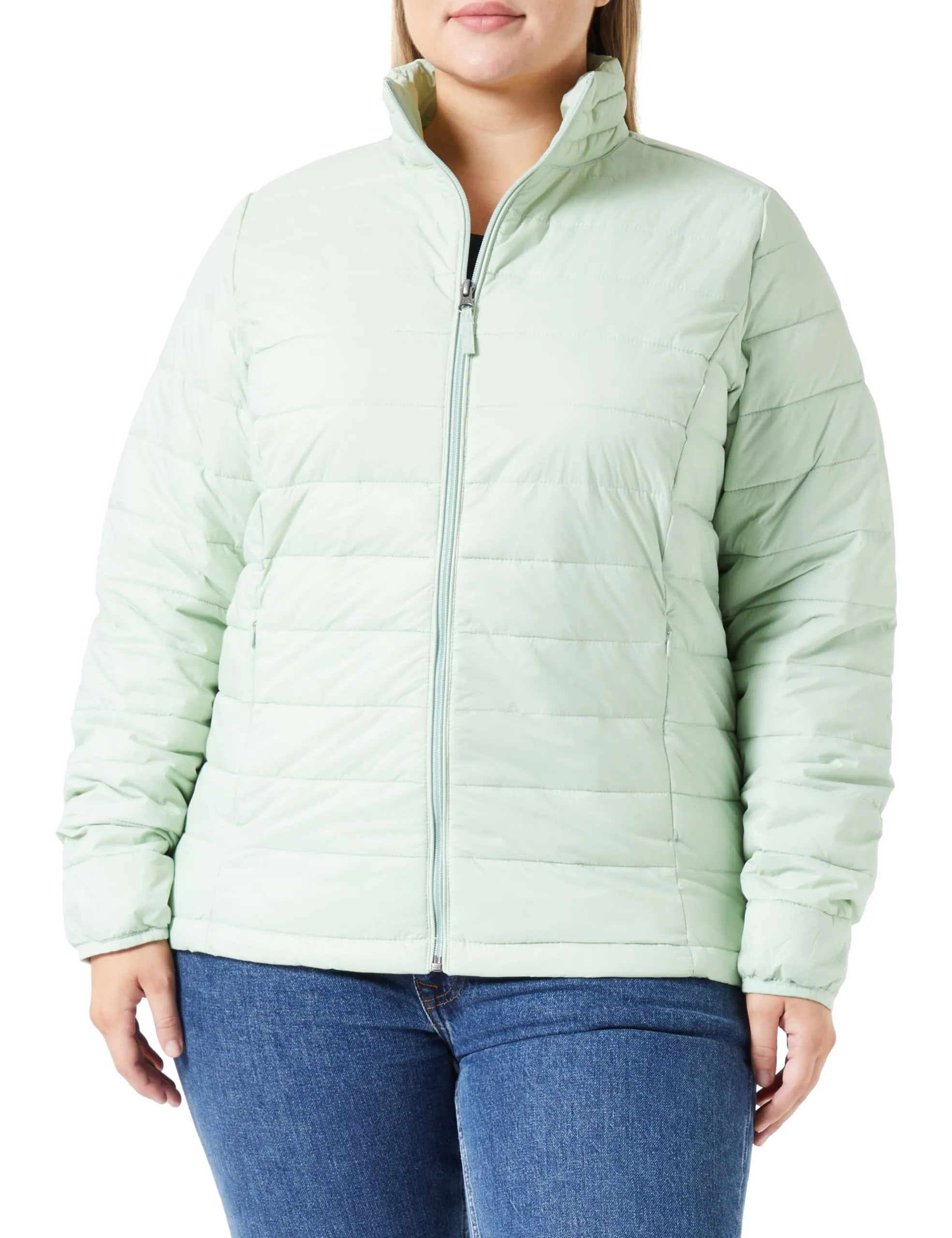 Amazon Essentials Piumino Leggero Resistente all'Acqua Ripiegabile Donna, Verde Salvia, M - immagine 1