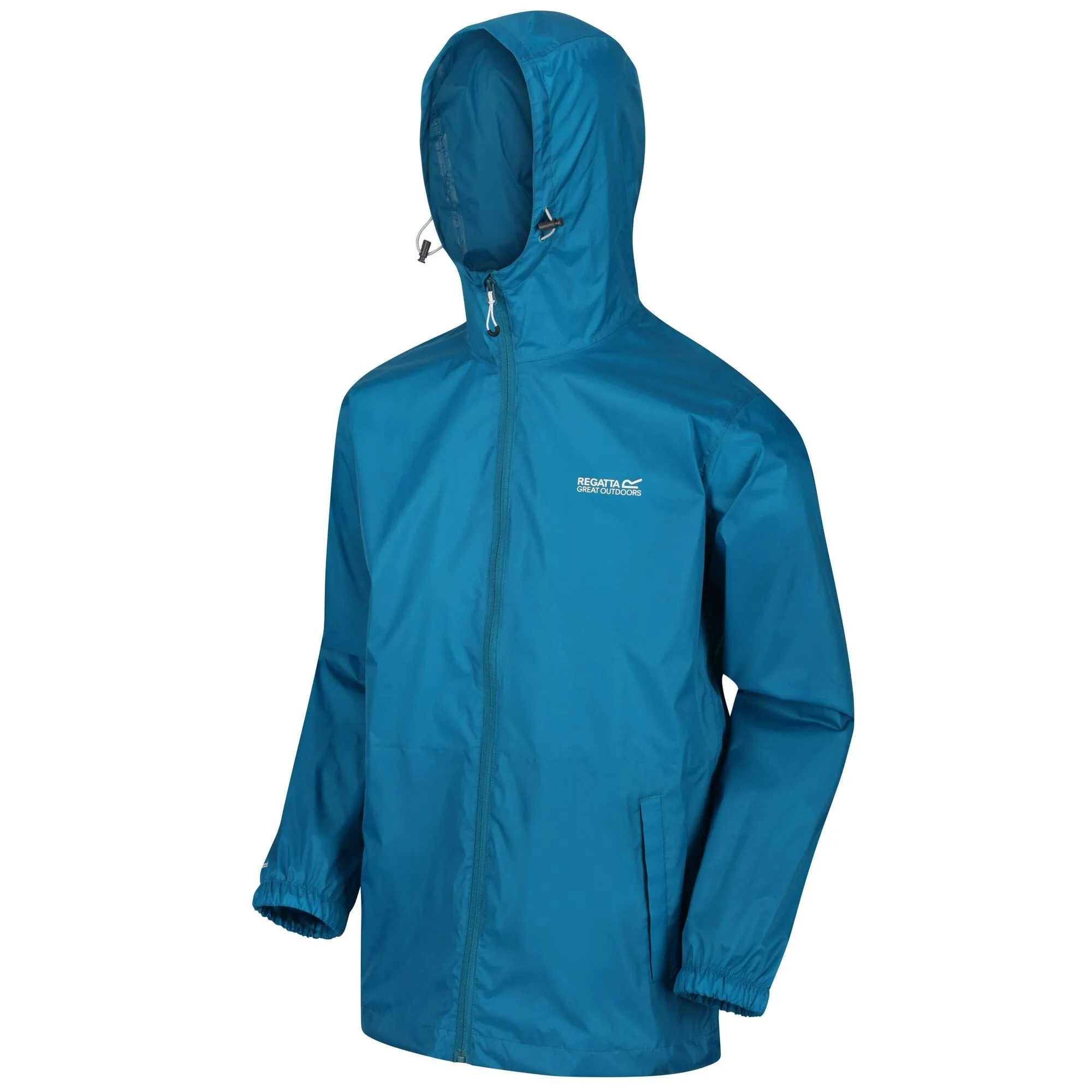 Regatta Pack-It III Giacca Shell Leggera Impermeabile Traspirante, Olympic Teal, S - immagine 1