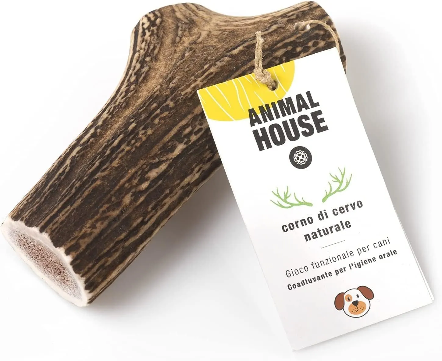Animal House Corna di Cervo Intere per Cani (XL) - immagine 1