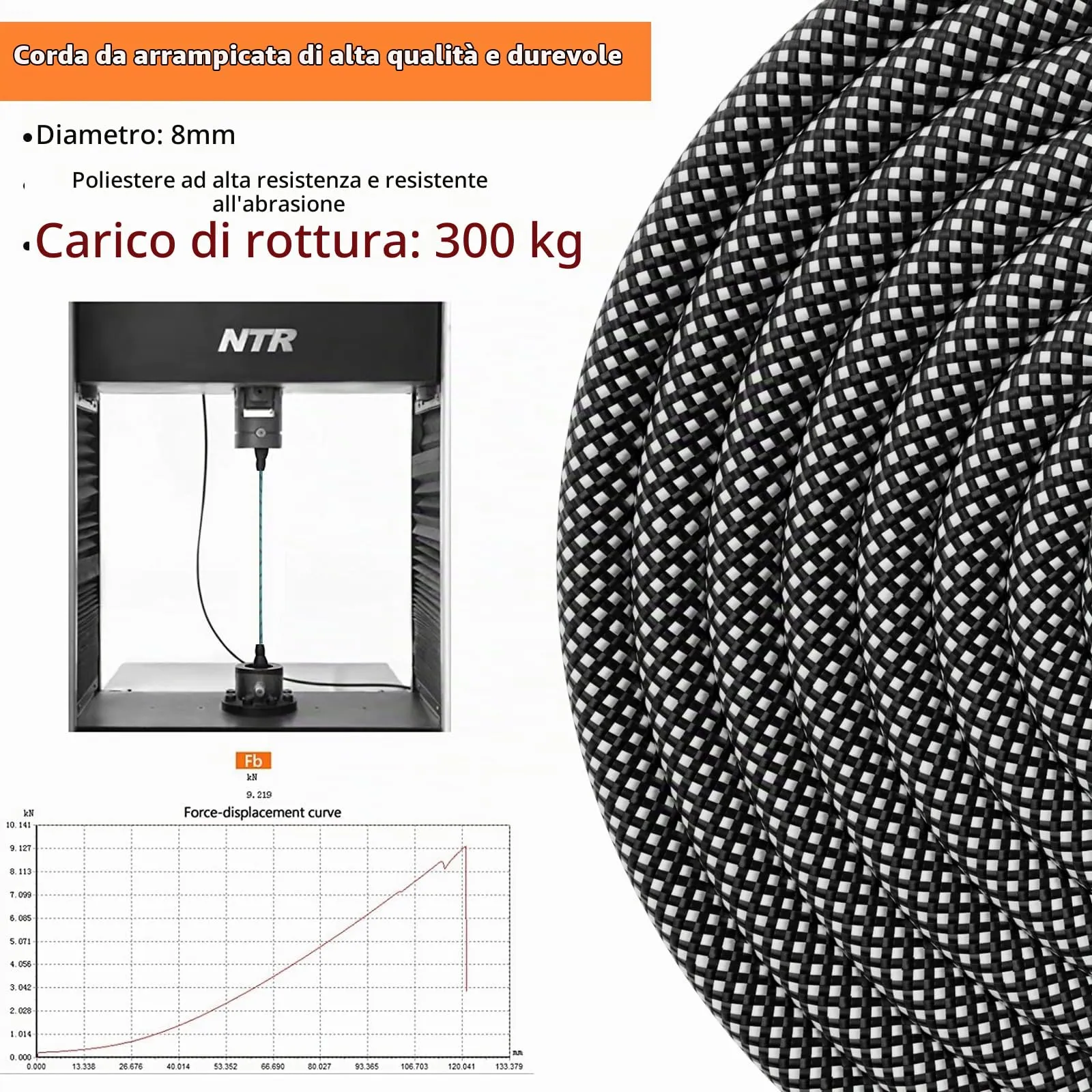 X XBEN Guinzaglio Addestramento per Cani in Nylon, 20 M x 8 mm, Nero - immagine 5
