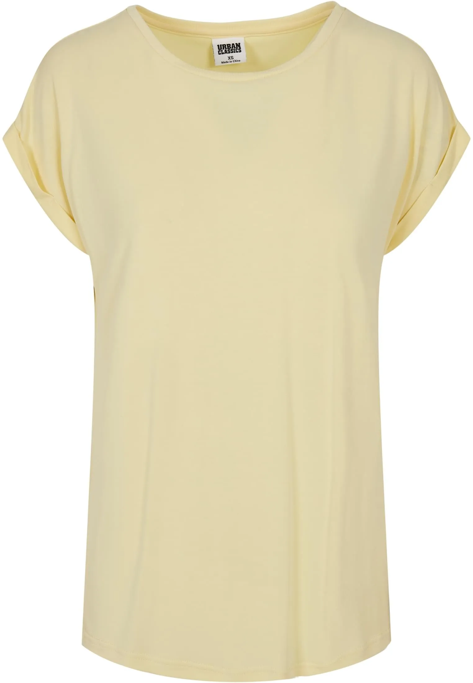 Urban Classics Maglietta Donna a Maniche Corte Oblique in Jersey TB4092 - immagine 4