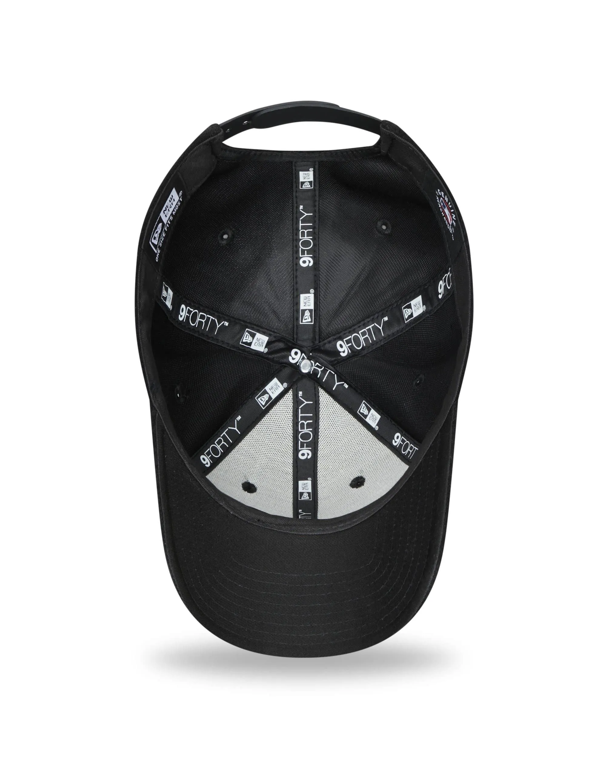 New Era New York Yankees 9Forty Towelling Basecap Black One-Size - immagine 5