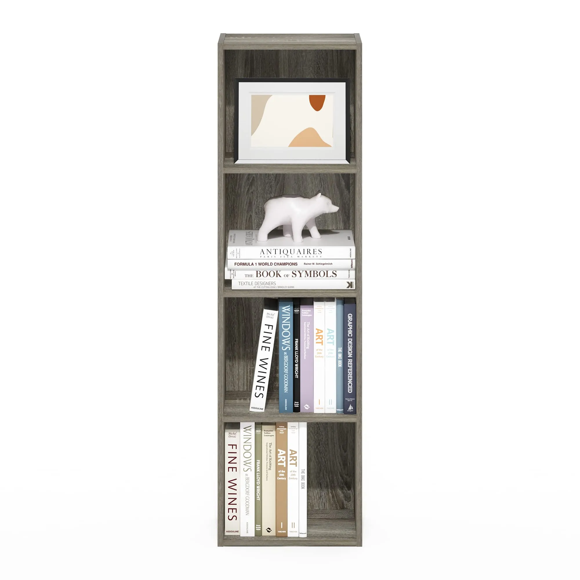 Furinno Libreria a 4 ripiani, Rovere Francese - immagine 6