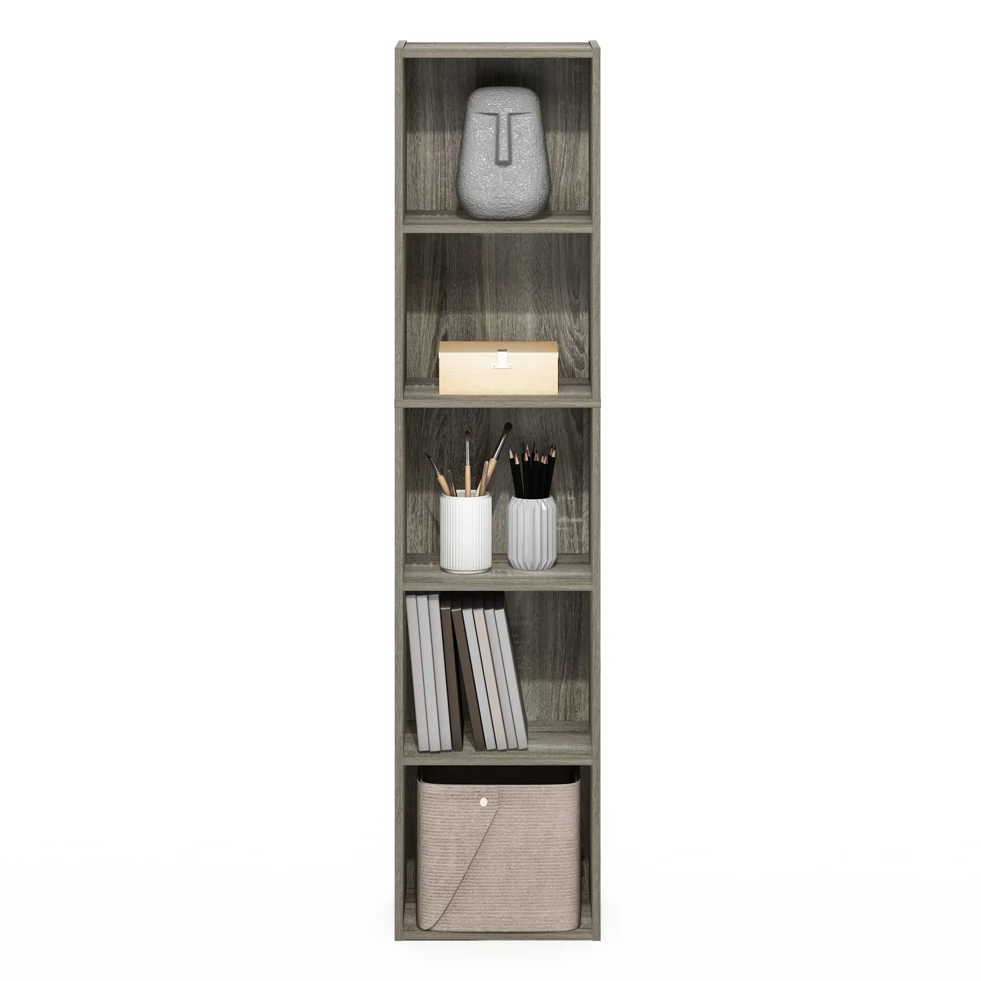 Furinno Libreria a 5 ripiani, Rovere Francese - immagine 6