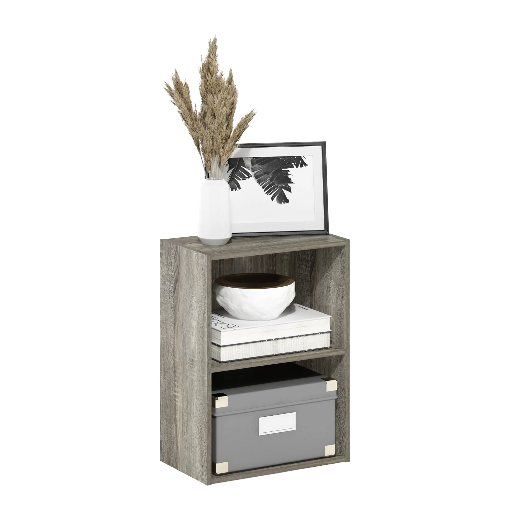 Furinno Luder Libreria a 2 Ripiani, Rovere Francese - immagine 1