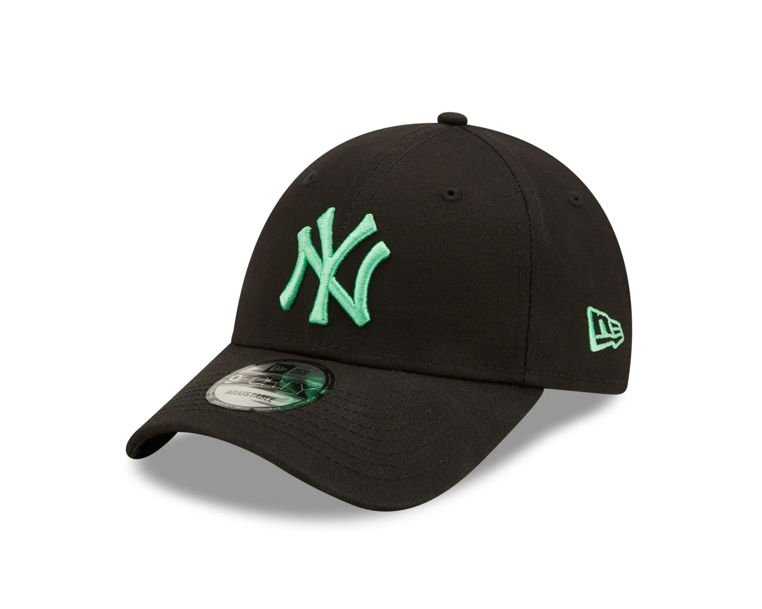 New Era League Essential New York Yankees MLB Baseball Cap - Black, One Size - immagine 1