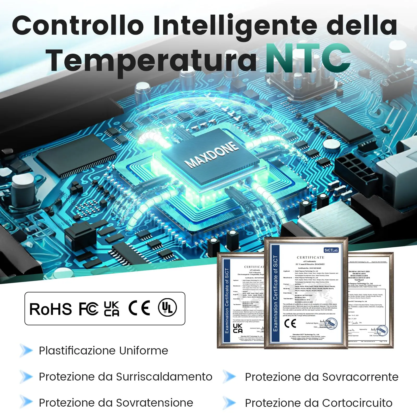 MAXDONE Plastificatrice A3 5-in-1 Laminatrice a Caldo e a Freddo - immagine 3