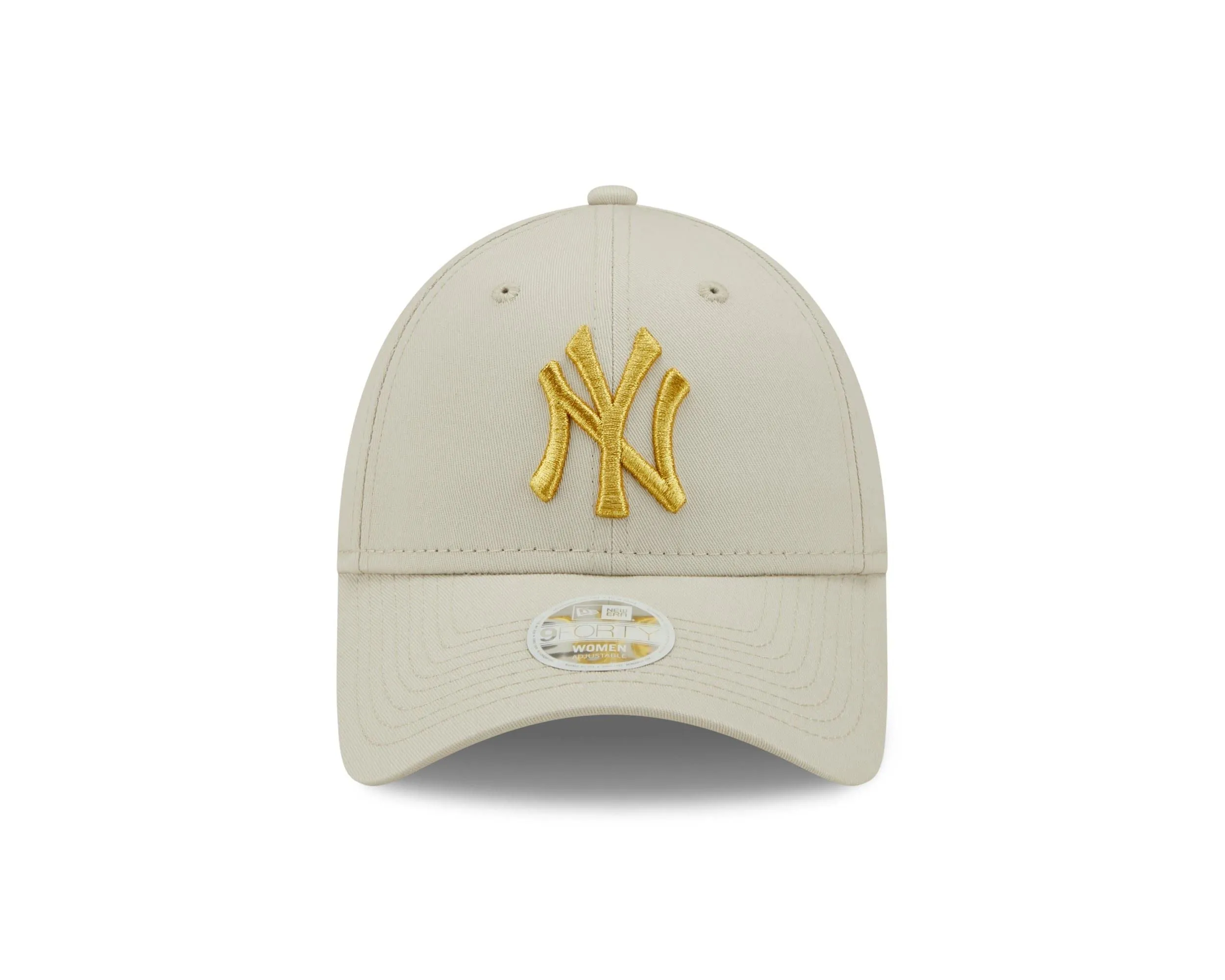 New Era New York Yankees 9Forty Cap Metallic Logo Beige - One Size - immagine 2
