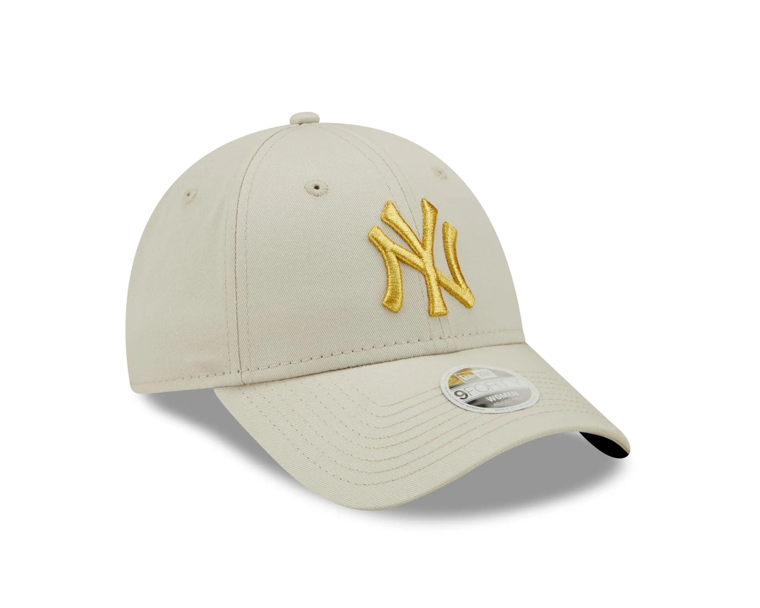 New Era New York Yankees 9Forty Cap Metallic Logo Beige - One Size - immagine 3