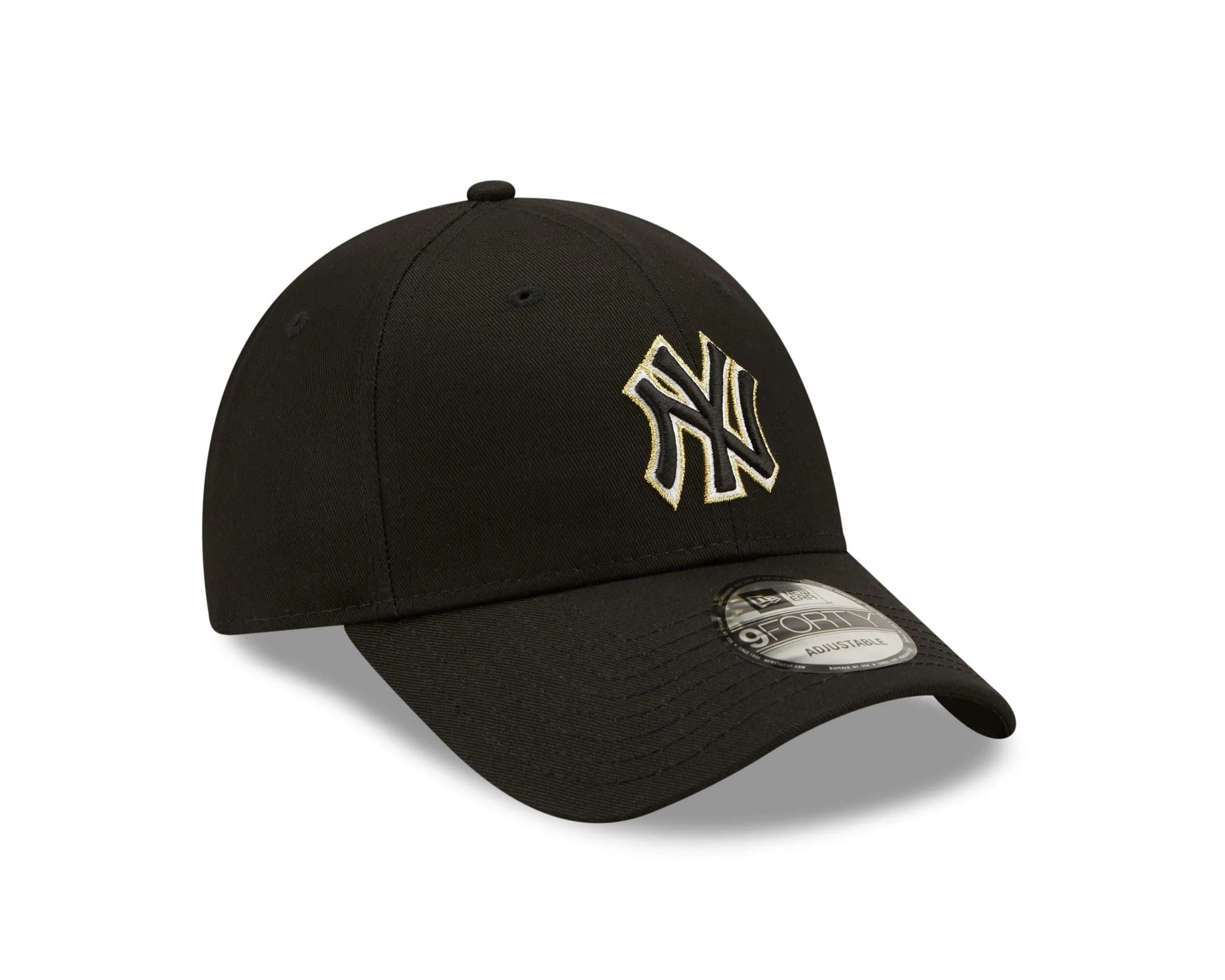 New Era New York Yankees MLB 9Forty Snapback Cap Black - One Size - immagine 3