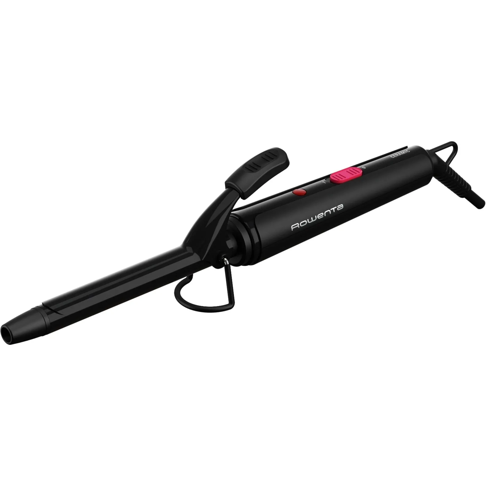 Rowenta CF2119 Ferro Arricciacapelli, 16 mm, Rivestimento in Ceramica, Nero/Rosso - immagine 1