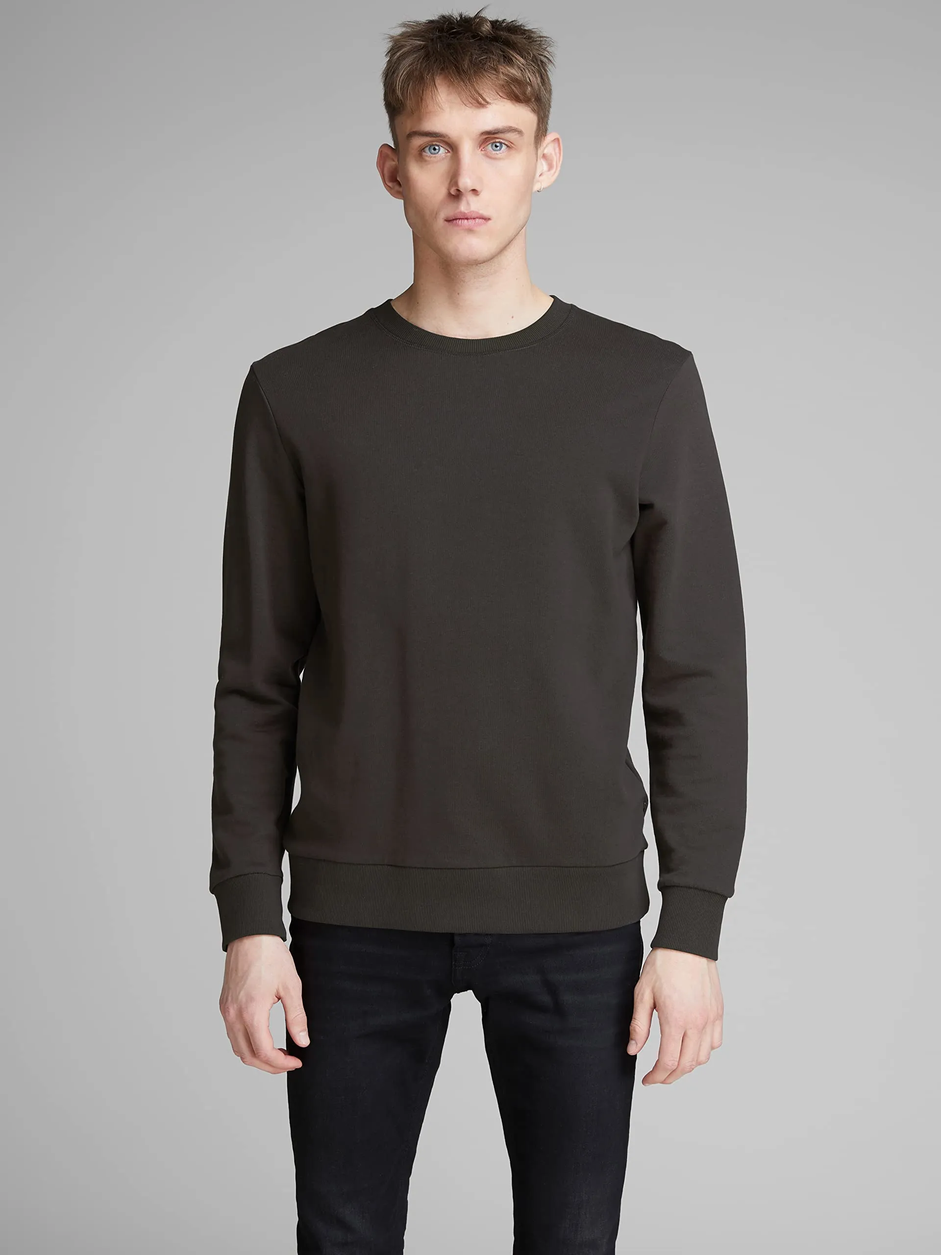 Jack & Jones Jjeholmen Noos 12136886 Felpa da uomo con girocollo, L - immagine 3